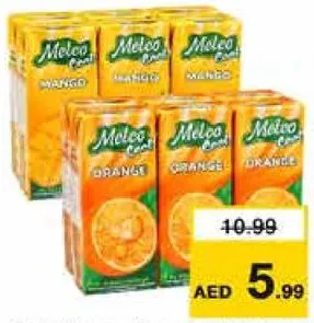 Melco مشروب بنكهة البرتقال/المانجو ميلكو