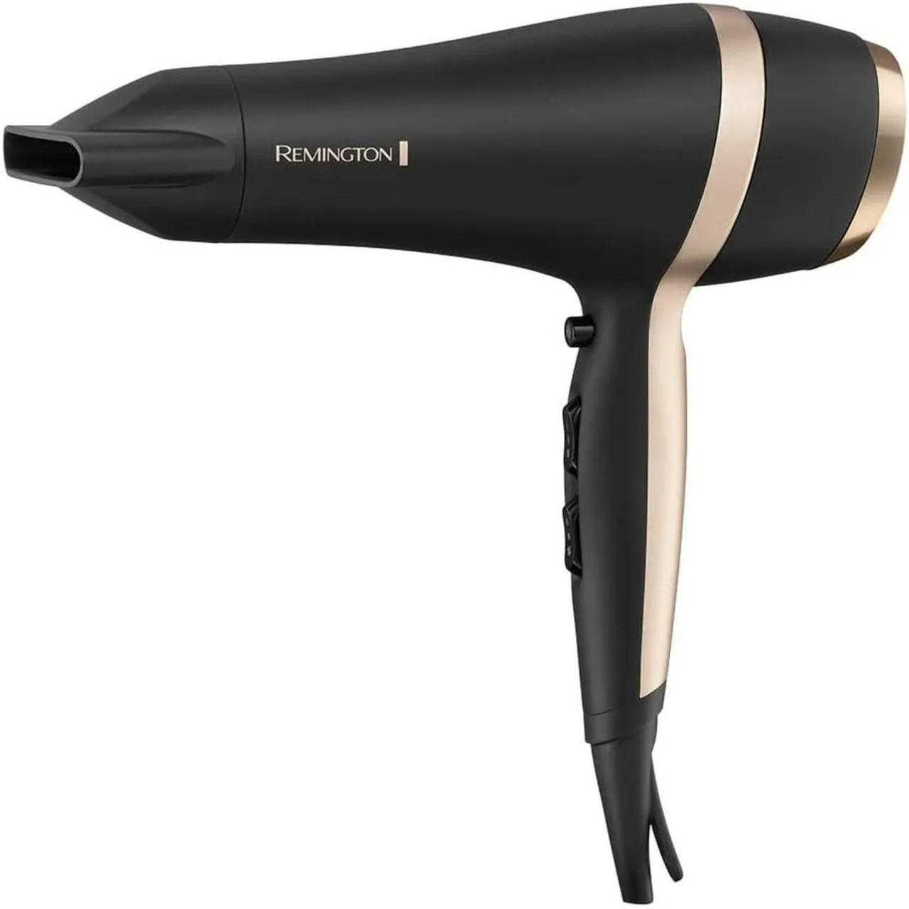 Remington مجفف شعر Salon Smooth، 2100W، أسود/ذهبي، RED6940GP