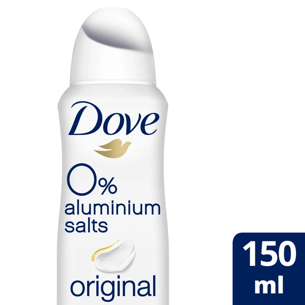 Dove بخاخ مزيل عرق بدون أملاح ألمنيوم 0% أوريجينال