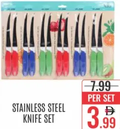 Stainless Steel Knife Set