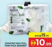 Diamond Maxi Roll Twin Pack