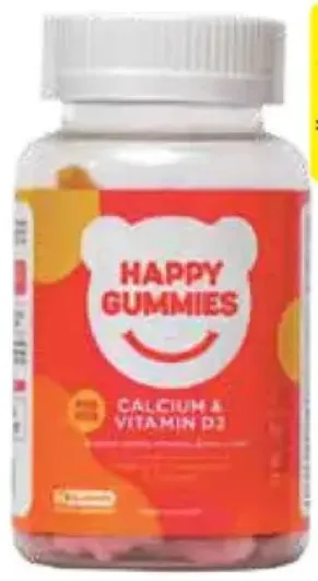 Happy Gummies كالسيوم + فيتامين D