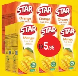 Star Fruit Drinks Orange/Mango