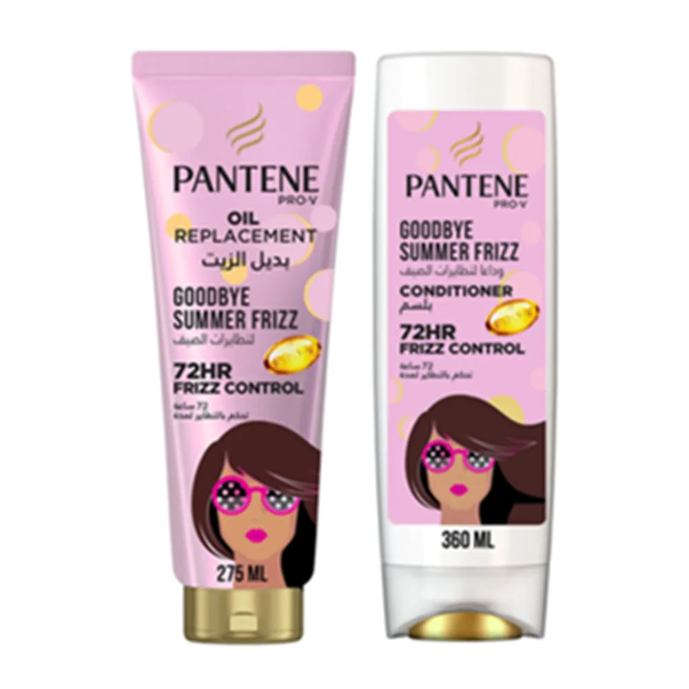 Pantene GoodBye Summer Frizz بلسم + بديل زيت GoodBye Summer Frizz - +