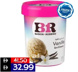 Baskin Robbins Ice Cream Assorted Flavors