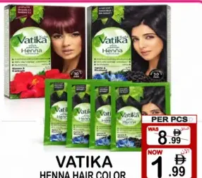 Vatika صبغة شعر بالحناء
