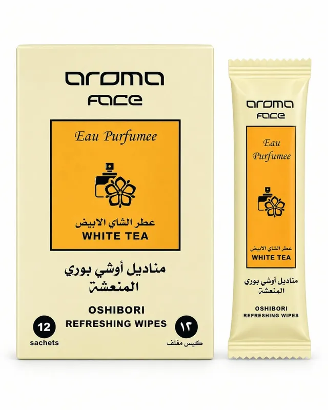 Aroma Oshibori Wet Wipes White Tea