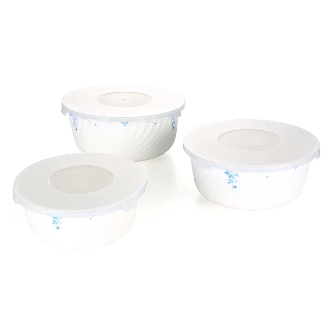 Chefline طقم وعاء نودلز مع غطاء 3 Pcs مقاس 5 inch موديل W3X
