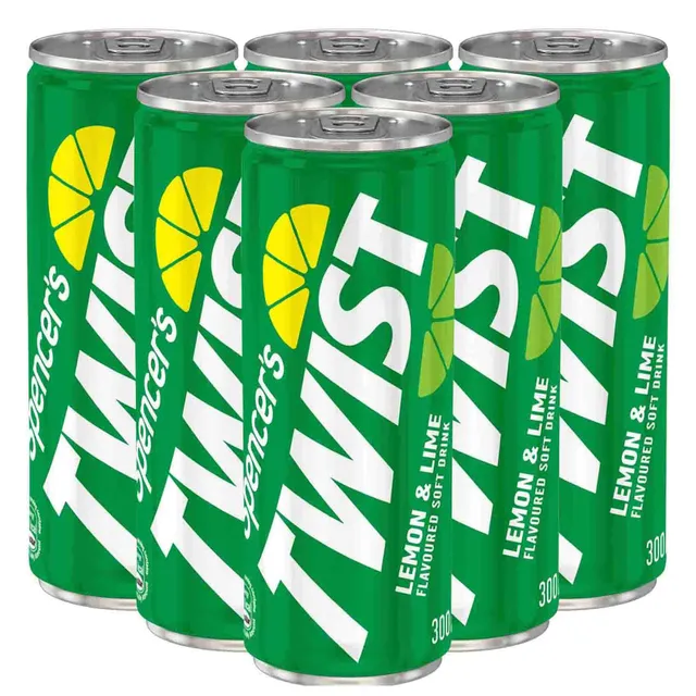 Carrefour Spencers Twist Lemon & Lime Flavoured Soft Drink
