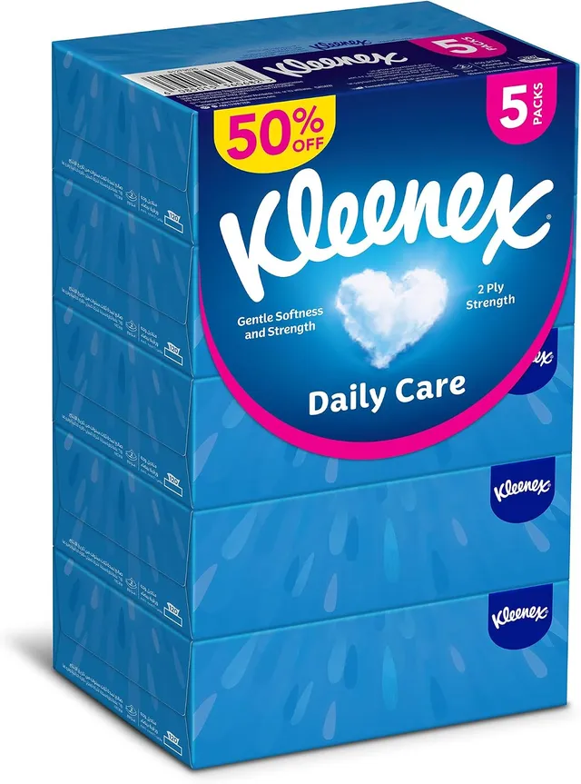 Kleenex Daily Care Facial Tissues 2ply