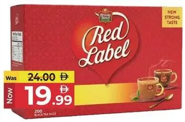 Brooke Bond Red Label Strong Tea Bags
