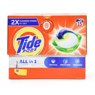 Tide كبسولات Wow الكل في 1 بالرائحة الأصلية 15 pcs