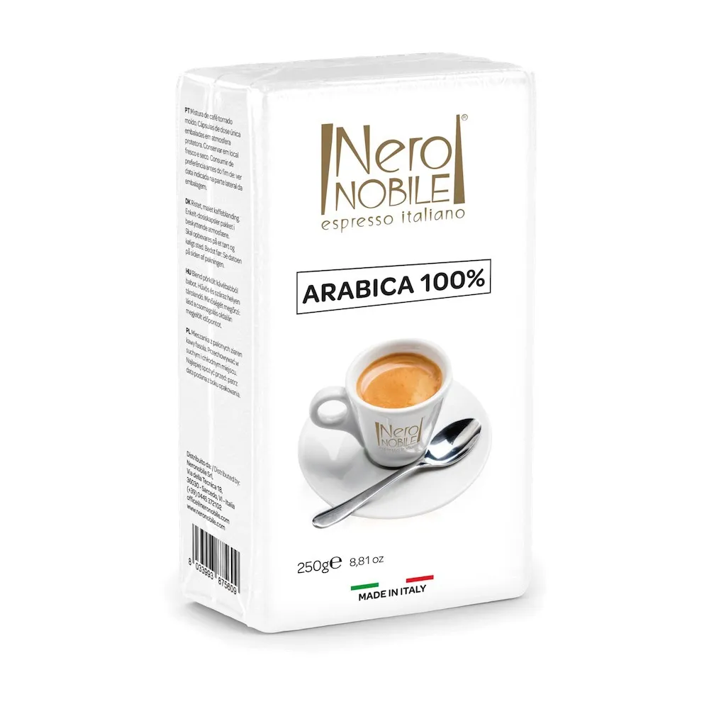 Nero Nobile قهوة أرابيكا إسبريسو مطحونة