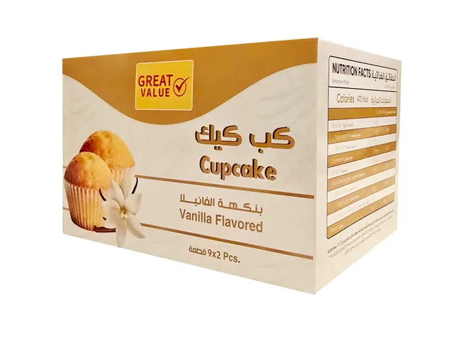Great Value Cupcake Vanilla - 9 x 2's