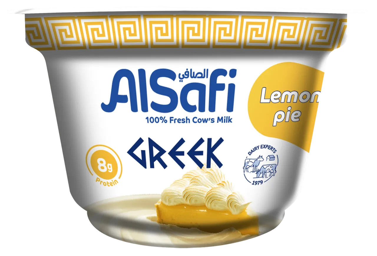 Al Safi زبادي يوناني بنكهة فطيرة الليمون