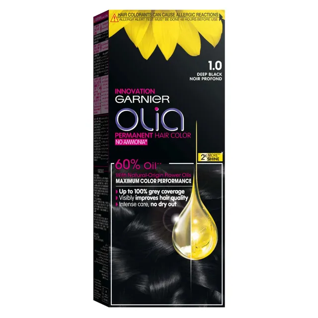 Garnier Olia Hair Colour 1.0 Black