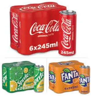Coca Cola / Sprite / Fanta Can Assorted