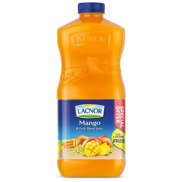 Lacnor Mango and Fruit Blend Juice, +