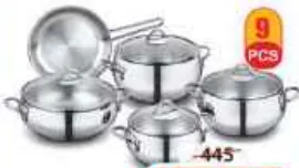 Korkmaz Ss Tombik Cookware Set