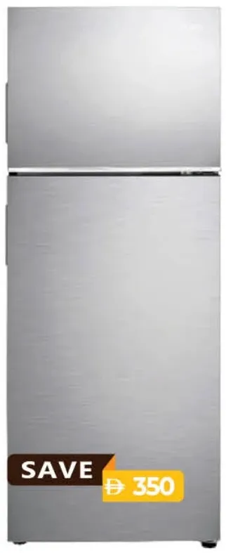 Haier Refrigerator HRF-388NS; Double Door; Silver