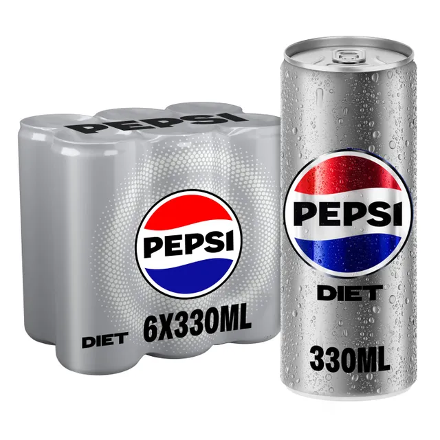 Pepsi Cola Diet Cans