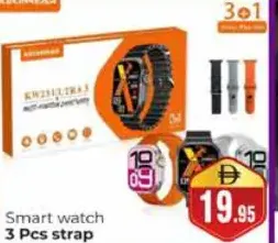 Konnex Smart watch 3 Pcs strap