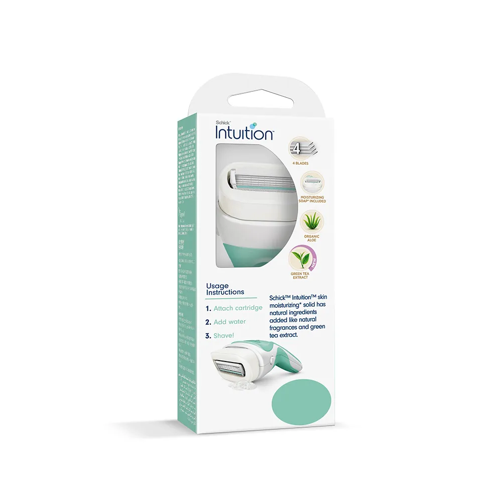 Schick Intuition طقم عناية حساسة 2