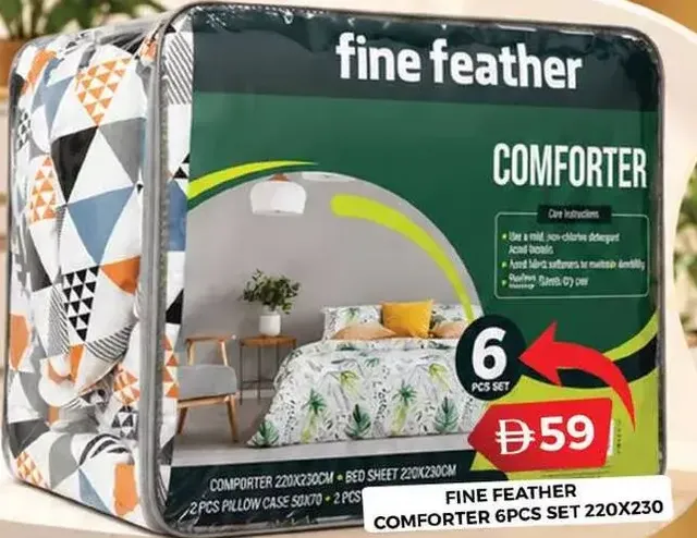 Fine Feather Comforter Set
