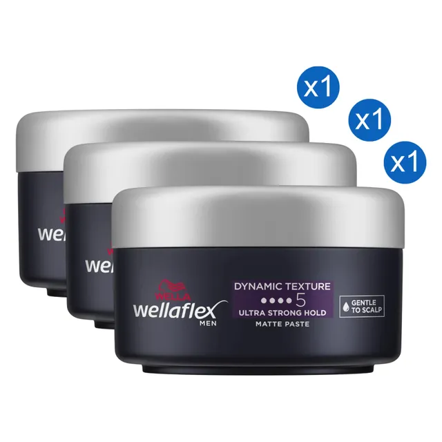 Wellaflex Dynamic Texture Ultra Strong Hold Matte Paste for Men