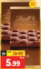 Lindt Extra Creamy Milk