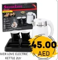 Silver Love Electric Kettle