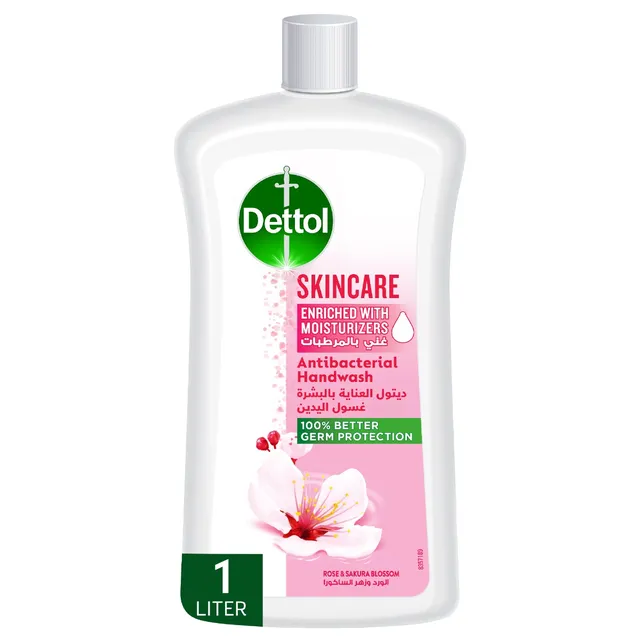 Dettol Skincare Liquid Handwash Refill Rose & Sakura Blossom Scent