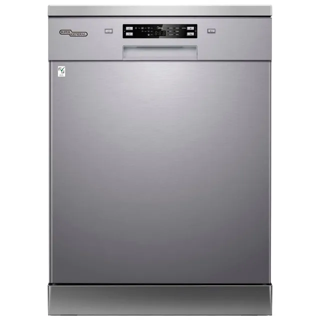 Super General Super Gen Dishwasher SGDW1601SS 14P, Grey