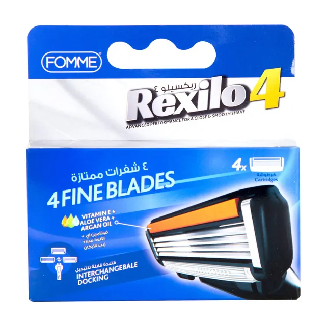 LuLu PL Fomme Rexilo 4 Fine Blades Cartridges 4 pcs