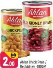 Ahlan Chick Peas / Redkidney