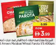 Al Ameen Malabar/Wheat Parota / Whole Wheat Chapati