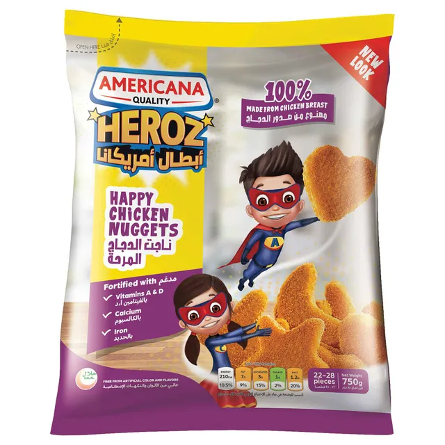 Americana Heroz Happy Chicken Nuggets