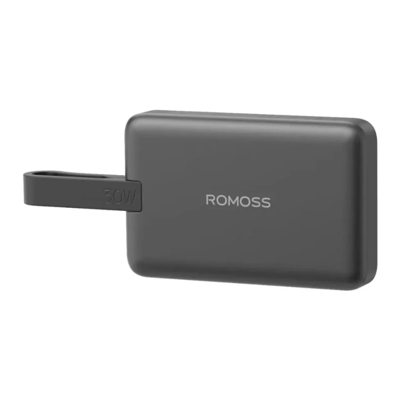 Romoss باور بانك لاسلكي 10000 mAh بقدرة 30W، أسود، WMS10
