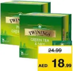 Twinings G.Line Tea Bag Pure Green/Mint