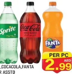 Sprite, Cocacola, Fanta Assorted