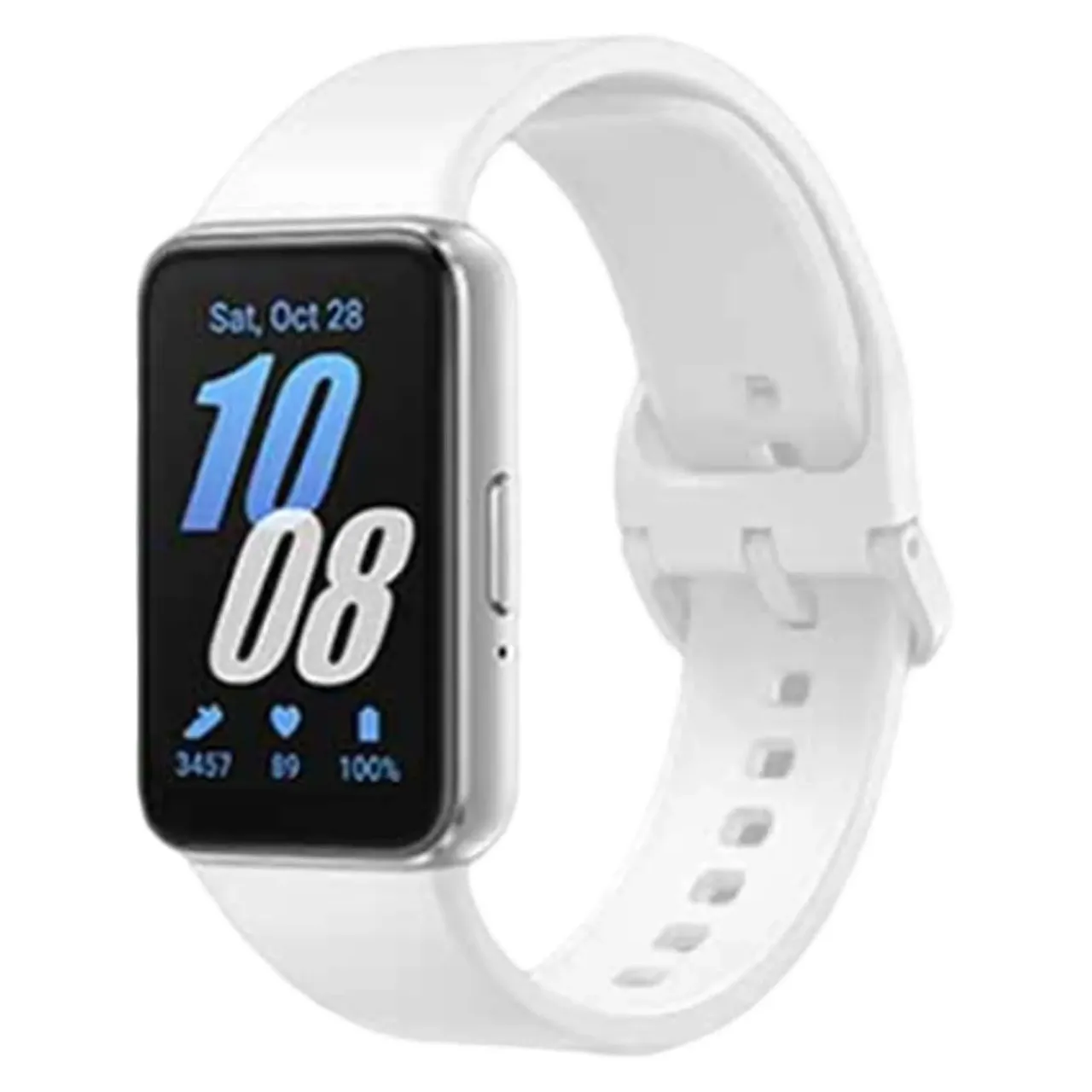 samsung ساعة Galaxy Fit3 الذكية مع GPS فضية مقاس 40mm نسخة دولية