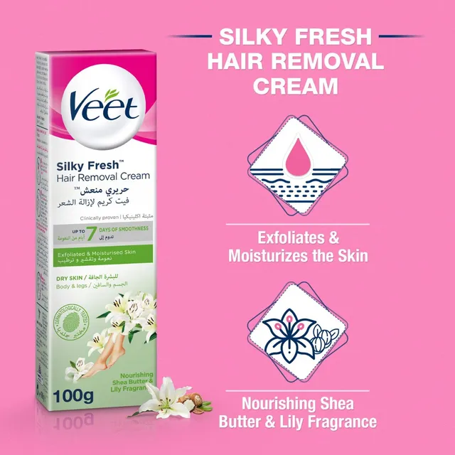 Veet Hair Removal Cream for Dry Skin Legs & Body