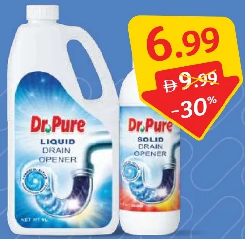 Dr.Pure Solid Drain Opener / Liquid Drain Opener