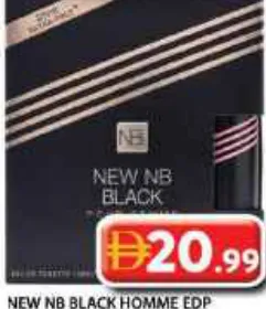 New Nb Black Homme EDP + Deo