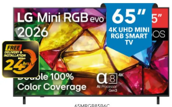 LG 4K Uhd Mini Rgb Smart Tv 65MRGB85B6C