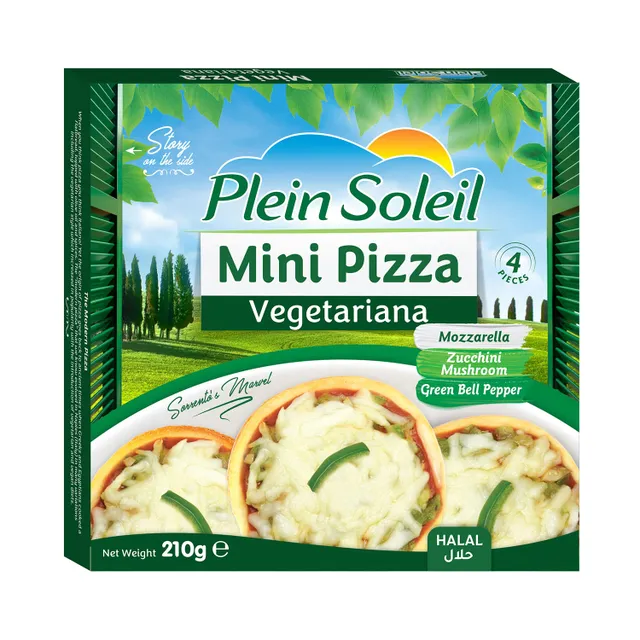 Plein Soleil Vegetariana Mini Pizza 4 pcs
