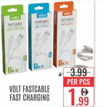 Volt Fastcable Fast Charging 6A