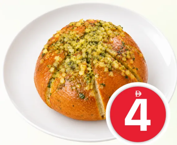 خبز الثوم الكوري بجبنة الكريمة