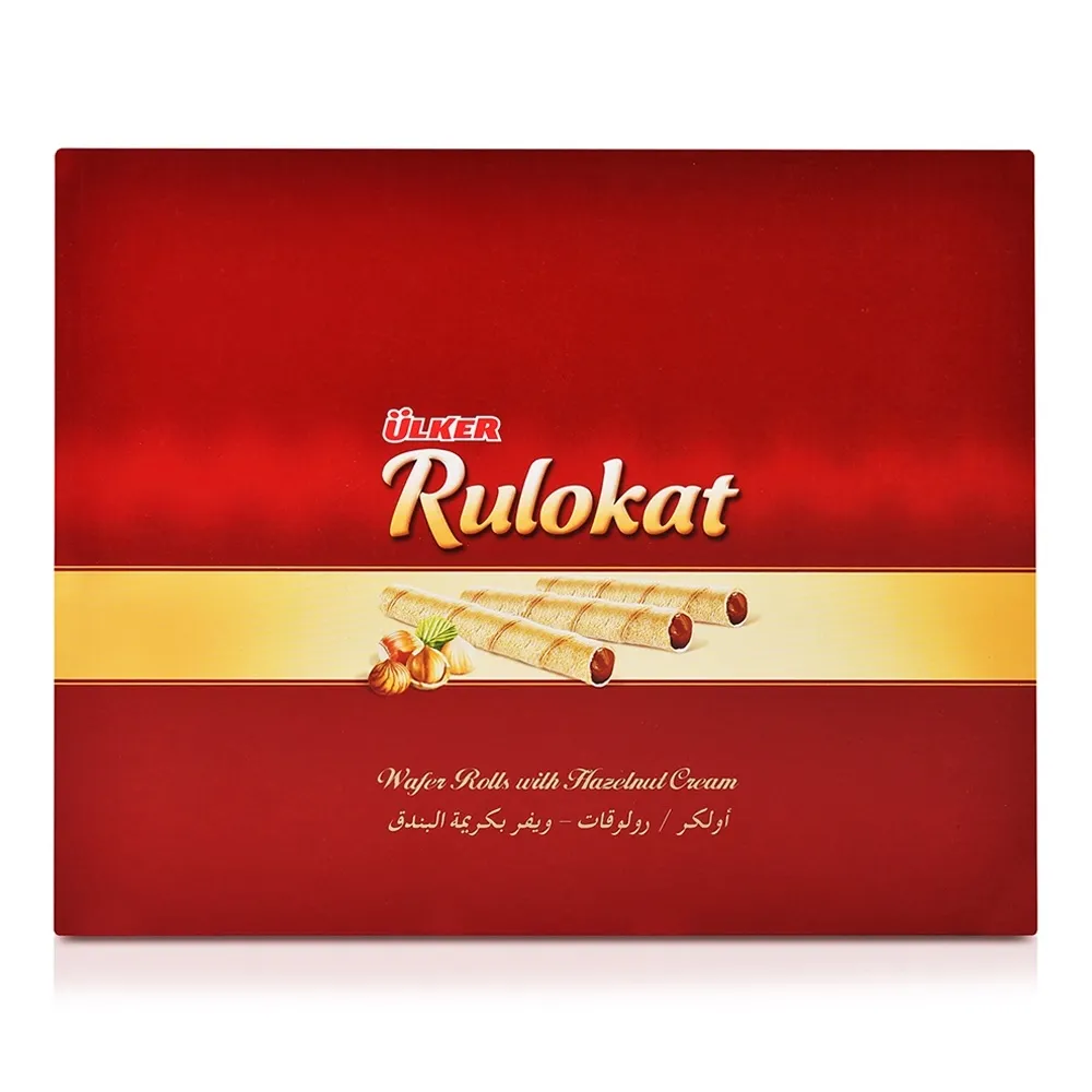 Ulker لفائف ويفر rulokat بكريمة البندق