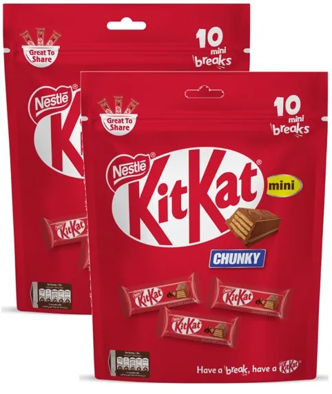 Kitkat كيس شوكولاتة مينيز